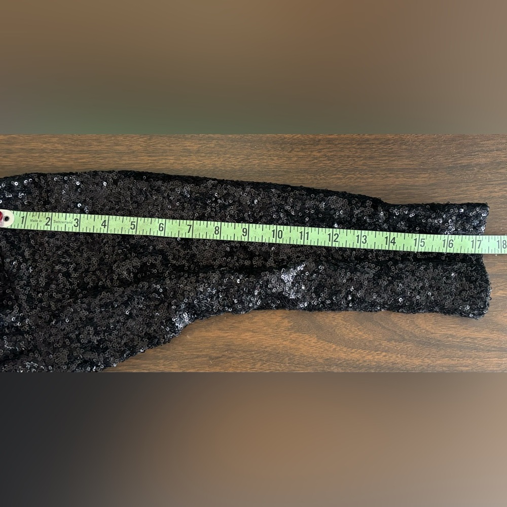 Black Sequin Lehenga - Picture 11 of 14